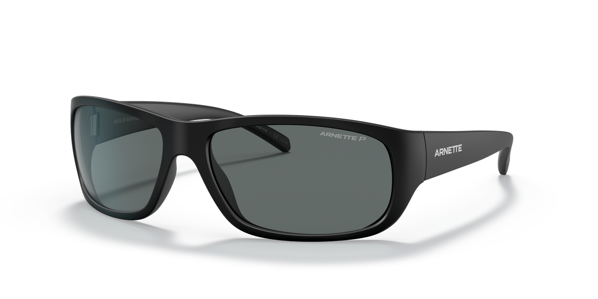 Arnette AN4290 Uka-Uka Sunglasses in 275881 Matte Black / Polarized Dark Grey lens