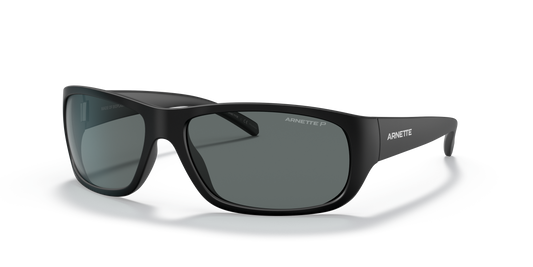 Arnette AN4290 Uka-Uka Sunglasses in 275881 Matte Black / Polarized Dark Grey lens
