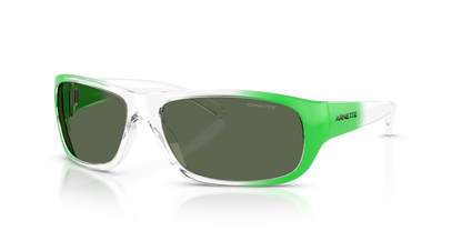 Arnette AN4290 Uka-Uka Sunglasses in 301871 Crystal Gradient Green / Dark Green lens