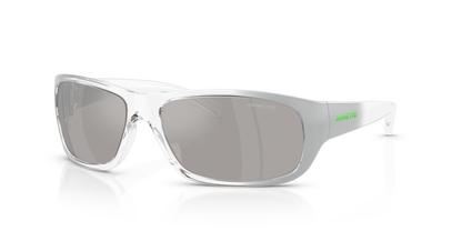 Arnette AN4290 Uka-Uka Sunglasses in 30216G Grey/Silver / Light Grey Mirror Silver 80 lens