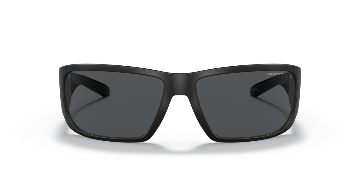 Arnette AN4297 Snap Ii Sunglasses in 275887 Matte Black / Dark Grey lens, front view
