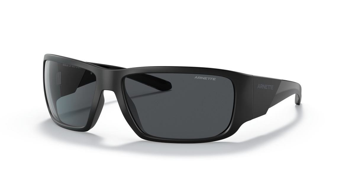 Arnette AN4297 Snap Ii Sunglasses in 275887 Matte Black / Dark Grey lens