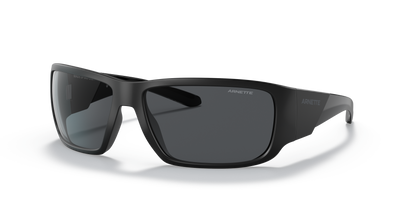 Arnette AN4297 Snap Ii Sunglasses in 275887 Matte Black / Dark Grey lens