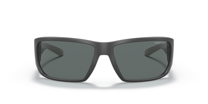 Arnette AN4297 Snap Ii Sunglasses in 281081 Matte Dark Grey / Polarized Dark Grey lens, front view