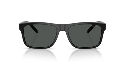 Arnette AN4298 Bandra Sunglasses in 275387 Black / Dark Grey lens, front view