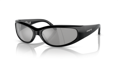 Arnette AN4302 Catfish Sunglasses in 2900Z3 Recycled Black / Silver lens