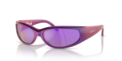 Arnette AN4302 Catfish Sunglasses in 29084V Iridescent Blue/Violet / Grey Mirror Violet lens