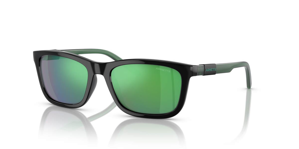 Arnette AN4315 Teen Speerit Kids' Sunglasses in 27533R Black / Green lens