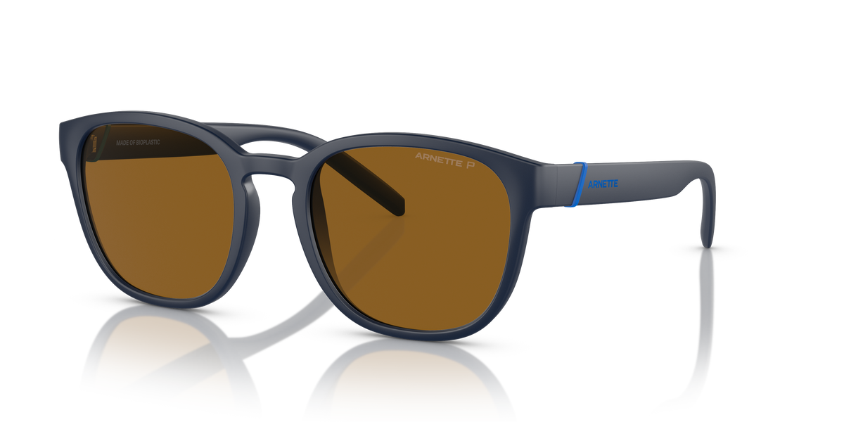 Arnette AN4319 Barranco Sunglasses in 275983 Matte Navy Blue / Dark Brown Polarized lens