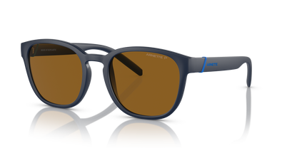 Arnette AN4319 Barranco Sunglasses in 275983 Matte Navy Blue / Dark Brown Polarized lens