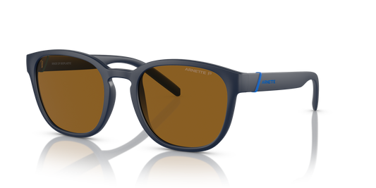 Arnette AN4319 Barranco Sunglasses in 275983 Matte Navy Blue / Dark Brown Polarized lens