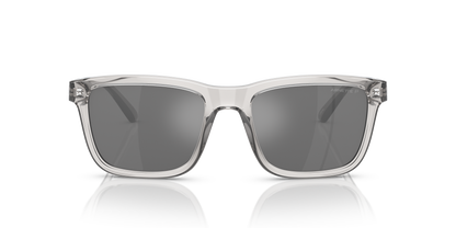 Arnette AN4321 Lebowl Sunglasses in 2858Z3 Transparent Grey / Polarized Grey lens, front view
