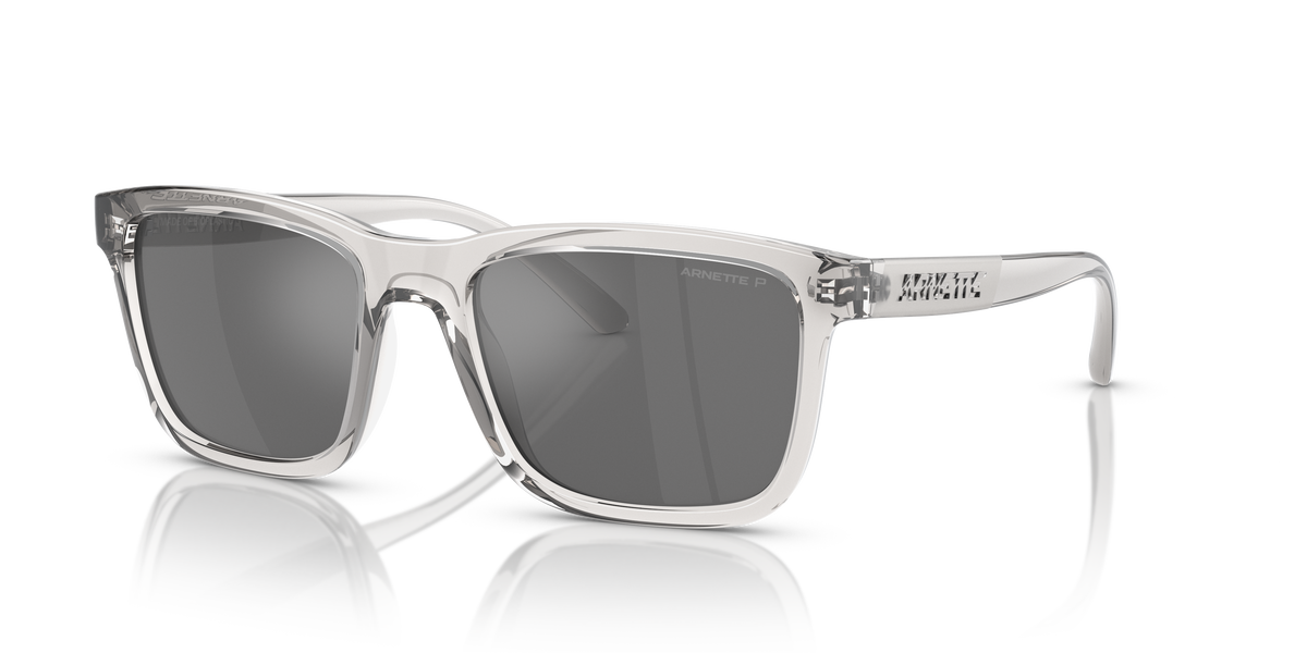 Arnette AN4321 Lebowl Sunglasses in 2858Z3 Transparent Grey / Polarized Grey lens
