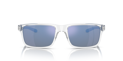 Arnette AN4322 Mwamba Sunglasses in 275522 Crystal / Dark Grey Mirror Water Polarized lens, front view