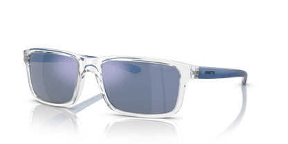 Arnette AN4322 Mwamba Sunglasses in 275522 Crystal / Dark Grey Mirror Water Polarized lens