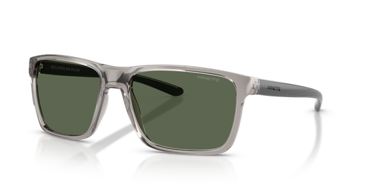 Arnette AN4323 Sokatra Sunglasses in 266571 Transparent Grey / Dark Green lens