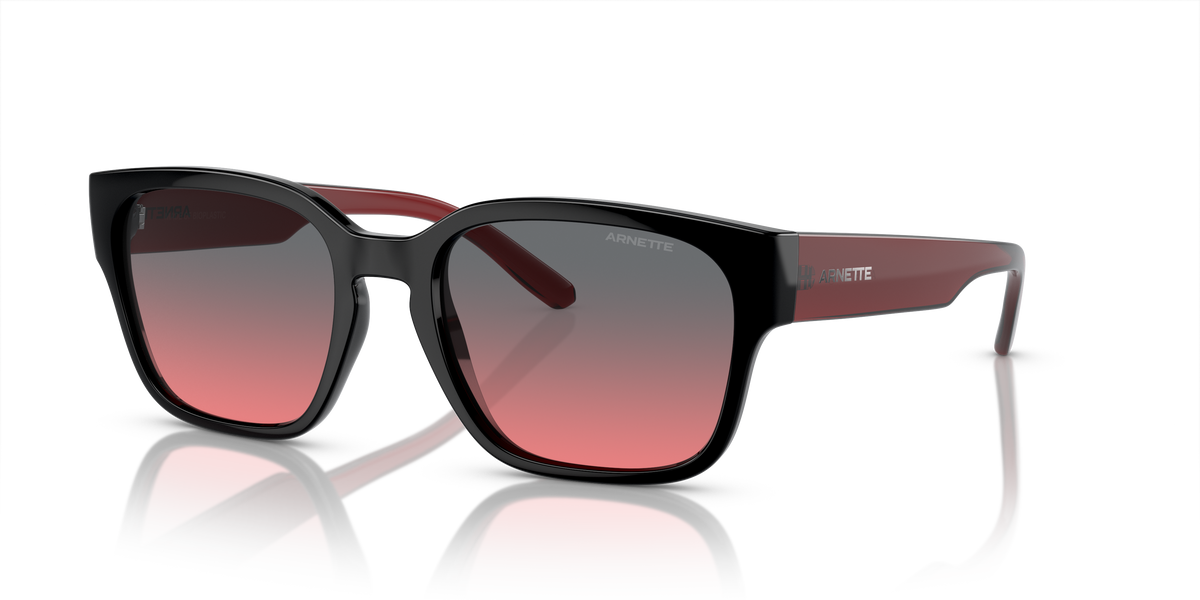 Arnette AN4325 Hamie Sunglasses in 275377 Black / Red/Dark Grey lens