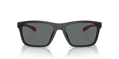 Arnette AN4328U Middlemist Sunglasses in 275381 Black / Dark Grey Polarized lens, front view