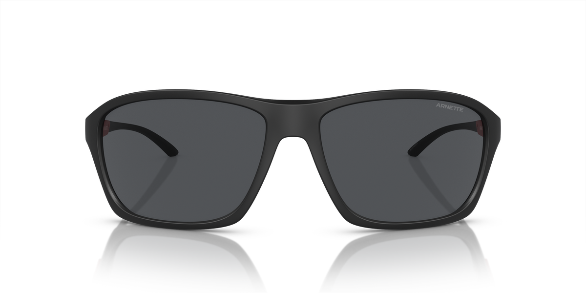 Arnette AN4329 Nitewish Sunglasses in 275887 Matte Black / Dark Grey lens, front view