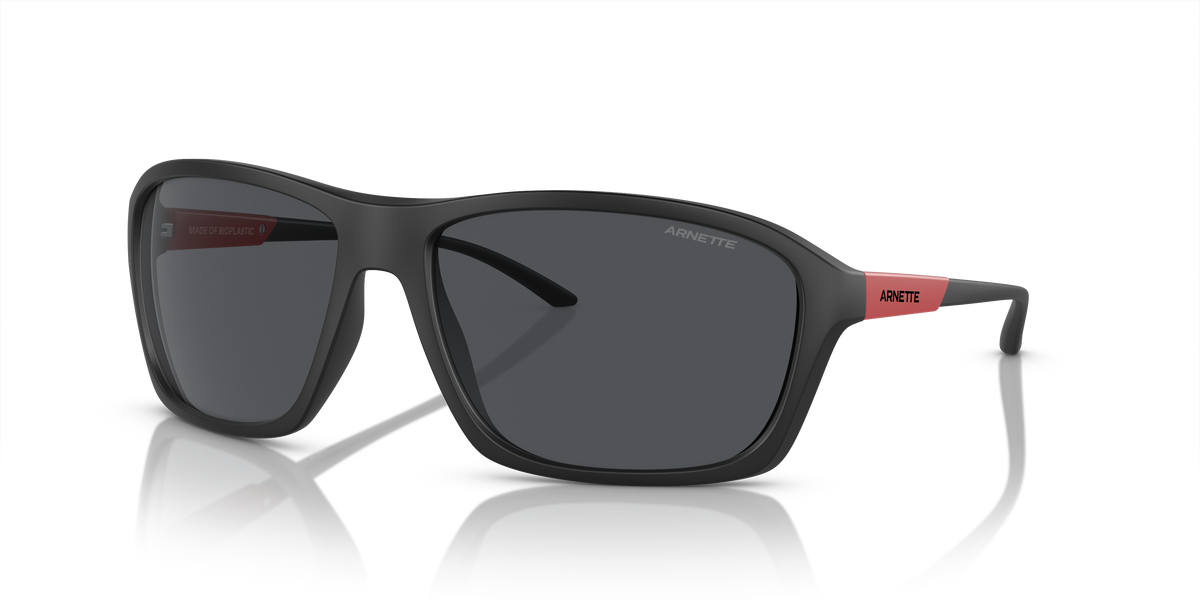 Arnette AN4329 Nitewish Sunglasses in 275887 Matte Black / Dark Grey lens