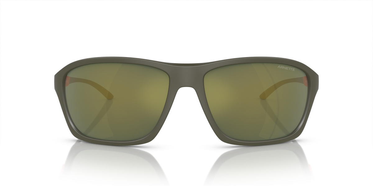 Arnette AN4329 Nitewish Sunglasses in 28546R Matte Military Green / Dark Green Mirror Petrol lens, front view