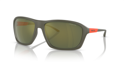 Arnette AN4329 Nitewish Sunglasses in 28546R Matte Military Green / Dark Green Mirror Petrol lens
