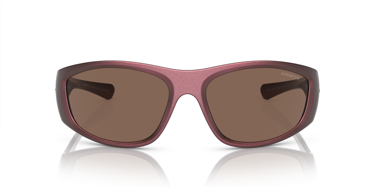 Arnette AN4331 Ilum Sunglasses in 292773 Alumina Red / Dark Brown lens, front view