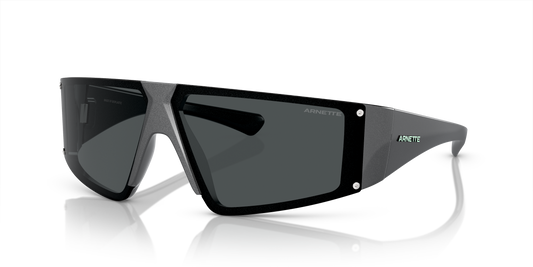 Arnette AN4332 Saturnya Sunglasses in 291787 Alumina Silver / Dark Grey lens