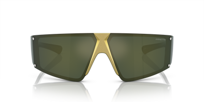 Arnette AN4332 Saturnya Sunglasses in 29196R Alumina Petrol / Light Green Mirror Petrol lens, front view