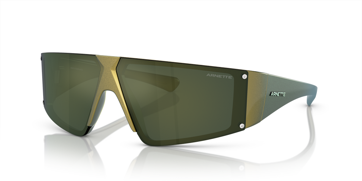 Arnette AN4332 Saturnya Sunglasses in 29196R Alumina Petrol / Light Green Mirror Petrol lens
