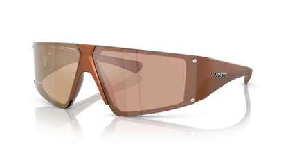 Arnette AN4332 Saturnya Sunglasses in 29217J Alumina Bronze / Dark Brown Mirror Rose Gold lens
