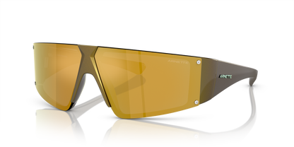 Arnette AN4332 Saturnya Sunglasses in 29227P Alumina Gold / Brown Mirror Gold lens