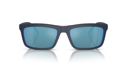Arnette AN4333 Hypno 2.0 Sunglasses in 27591W Matte Dark Blue / Clear lens, front view