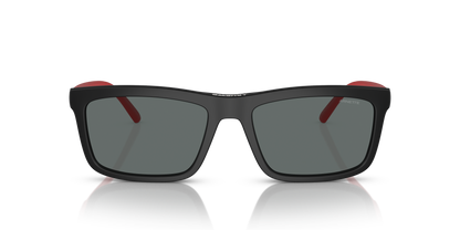 Arnette AN4333 Hypno 2.0 Sunglasses in 29311W Matte Black / Clear lens, front view