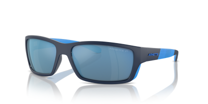 Arnette AN4336 Frambuesa Sunglasses in 275422 Dark Blue/Lt Blue Matte/Shiny / Dark Grey Mirror Water Polarized lens