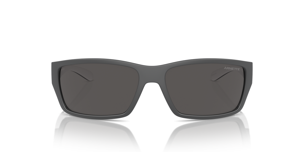 Arnette AN4336 Frambuesa Sunglasses in 284187 Dark Grey/White Matte/Shiny / Dark Grey lens, front view