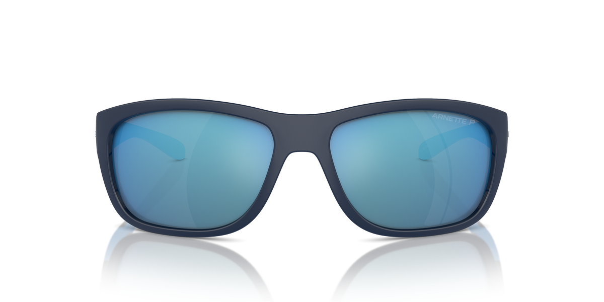 Arnette AN4337 Floresta Sunglasses in 275422 Dark Blue/Lt Blue Matte/Shiny / Dark Grey Mirror Water Polarized lens, front view