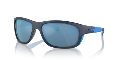 Arnette AN4337 Floresta Sunglasses in 275422 Dark Blue/Lt Blue Matte/Shiny / Dark Grey Mirror Water Polarized lens