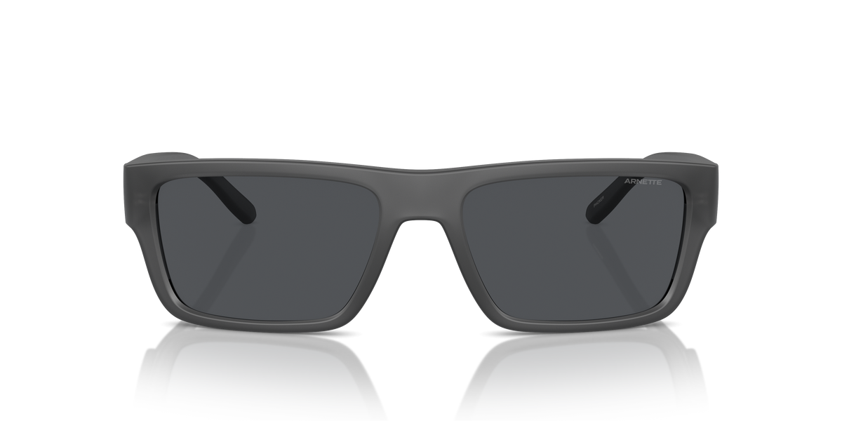 Arnette AN4338 Phoxer Sunglasses in 278687 Frosted Grey / Dark Grey lens, front view