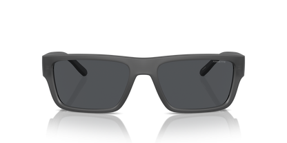 Arnette AN4338 Phoxer Sunglasses in 278687 Frosted Grey / Dark Grey lens, front view