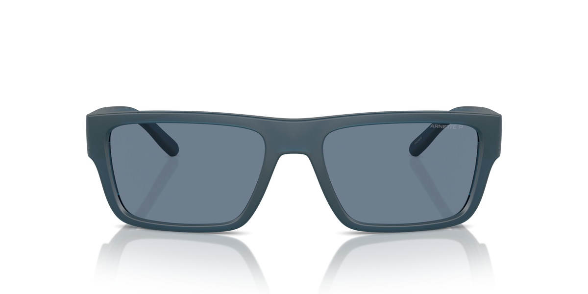 Arnette AN4338 Phoxer Sunglasses in 29012V Frosted Blue / Polarized Dark Blue lens, front view