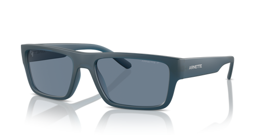 Arnette AN4338 Phoxer Sunglasses in 29012V Frosted Blue / Polarized Dark Blue lens