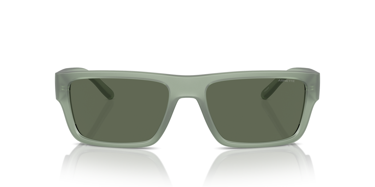Arnette AN4338 Phoxer Sunglasses in 293971 Frosted Sage / Dark Green lens, front view