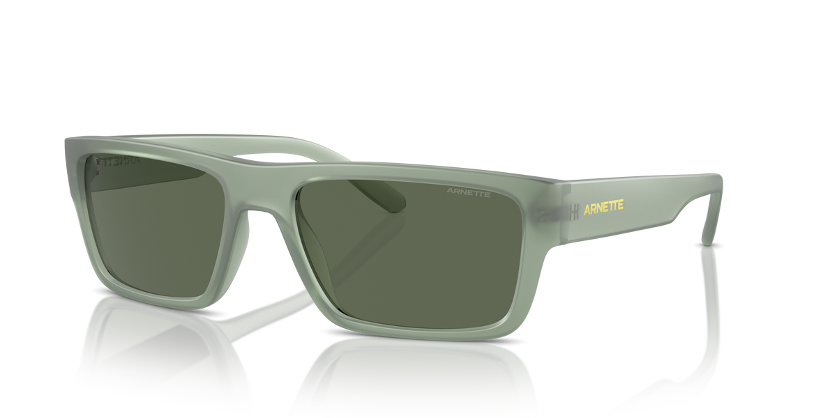 Arnette AN4338 Phoxer Sunglasses in 293971 Frosted Sage / Dark Green lens