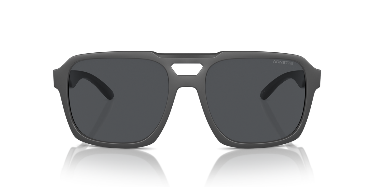 Arnette AN4339 Keia Sunglasses in 287087 Medium Grey Matte/Shiny / Dark Grey lens, front view