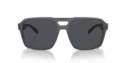 Arnette AN4339 Keia Sunglasses in 287087 Medium Grey Matte/Shiny / Dark Grey lens, front view
