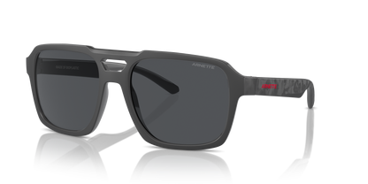 Arnette AN4339 Keia Sunglasses in 287087 Medium Grey Matte/Shiny / Dark Grey lens
