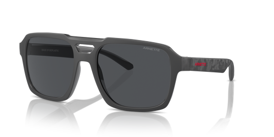 Arnette AN4339 Keia Sunglasses in 287087 Medium Grey Matte/Shiny / Dark Grey lens