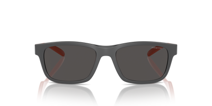 Arnette AN4340 Deya Kids' Sunglasses in 284187 Dark Grey / Dark Grey lens, front view
