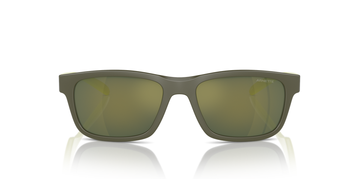 Arnette AN4340 Deya Kids' Sunglasses in 28546R Military / Dark Green Mirror Petrol lens, front view